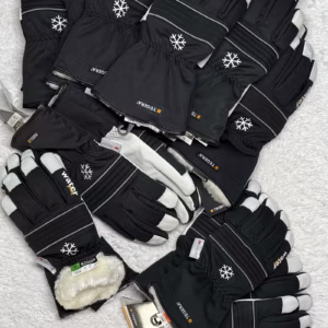 Water talvihanskat musta valkoinen