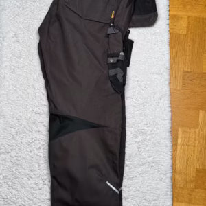 Työ-/työhousut tummanruskea mustat vahvikkeet